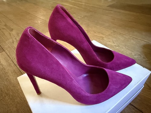 Dune london magenta suede - london,