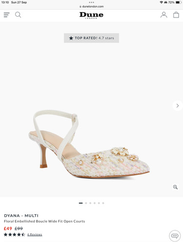 Dune dyana shoes - size, 4