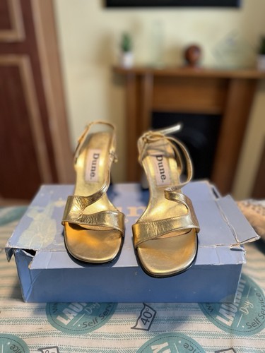Dune party gold slingback - dune,