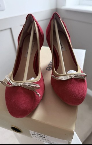 Dune kitten heel suede - kitten, shoes