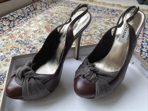Dune women black cream high - black/cream,