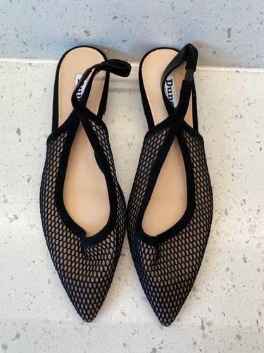 Dune london black flat - dune,
