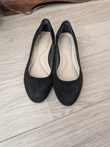 Dune black court shoes size - dune,