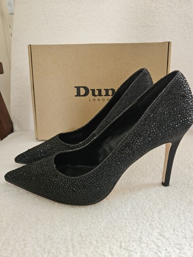 Dune black embellished court - black,