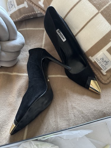 Dune london black suede - black,