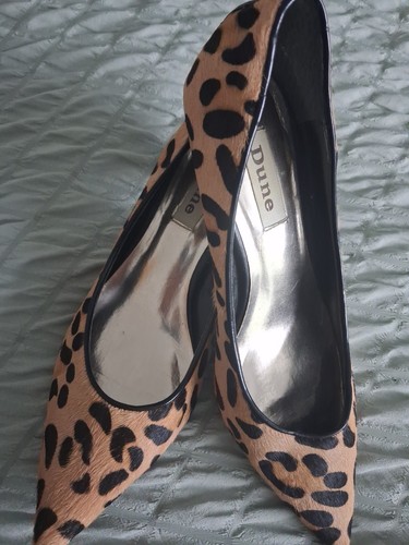 Dune london leopard print pony - london,
