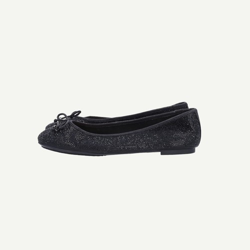 Dune london womens black flat - womens,
