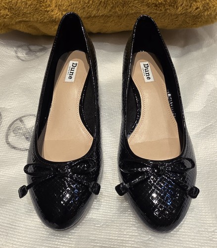 Dune london black - london, patent