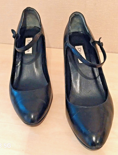Dune london black leather - london,